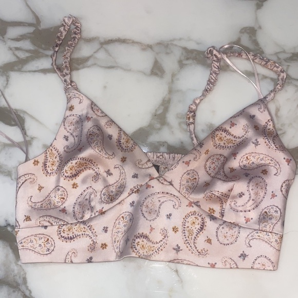 NWOT Zara paisley effect crop top‎ - Picture 7 of 12